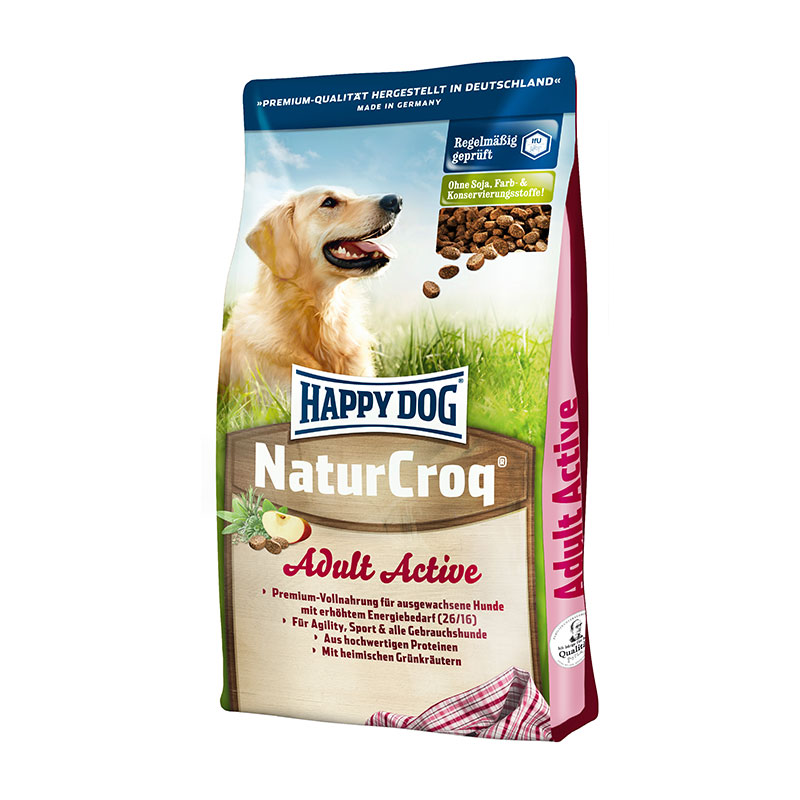 Happy Dog (Хеппи Дог) NaturCroq Active. Сухой корм для активных собак, 15 кг